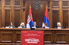 14. decembar 2021. Obraćanje predsednika Narodne skupštine Ivice Dačića na otvaranju konferenije „Svet u 2022“